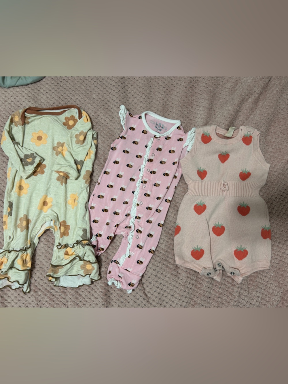 Kickee Pants Tucker Tate and baby grey 3 set